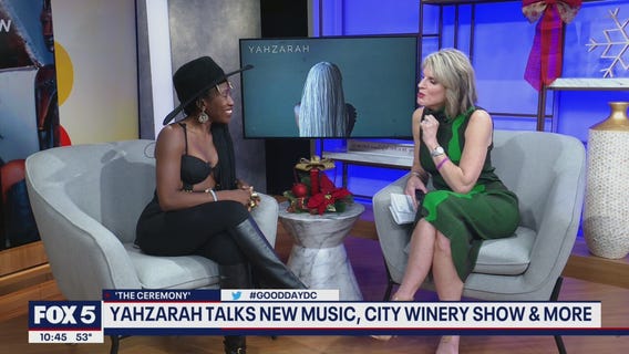 Singer-songwriter Yahzarah sings on GoodDayDC!