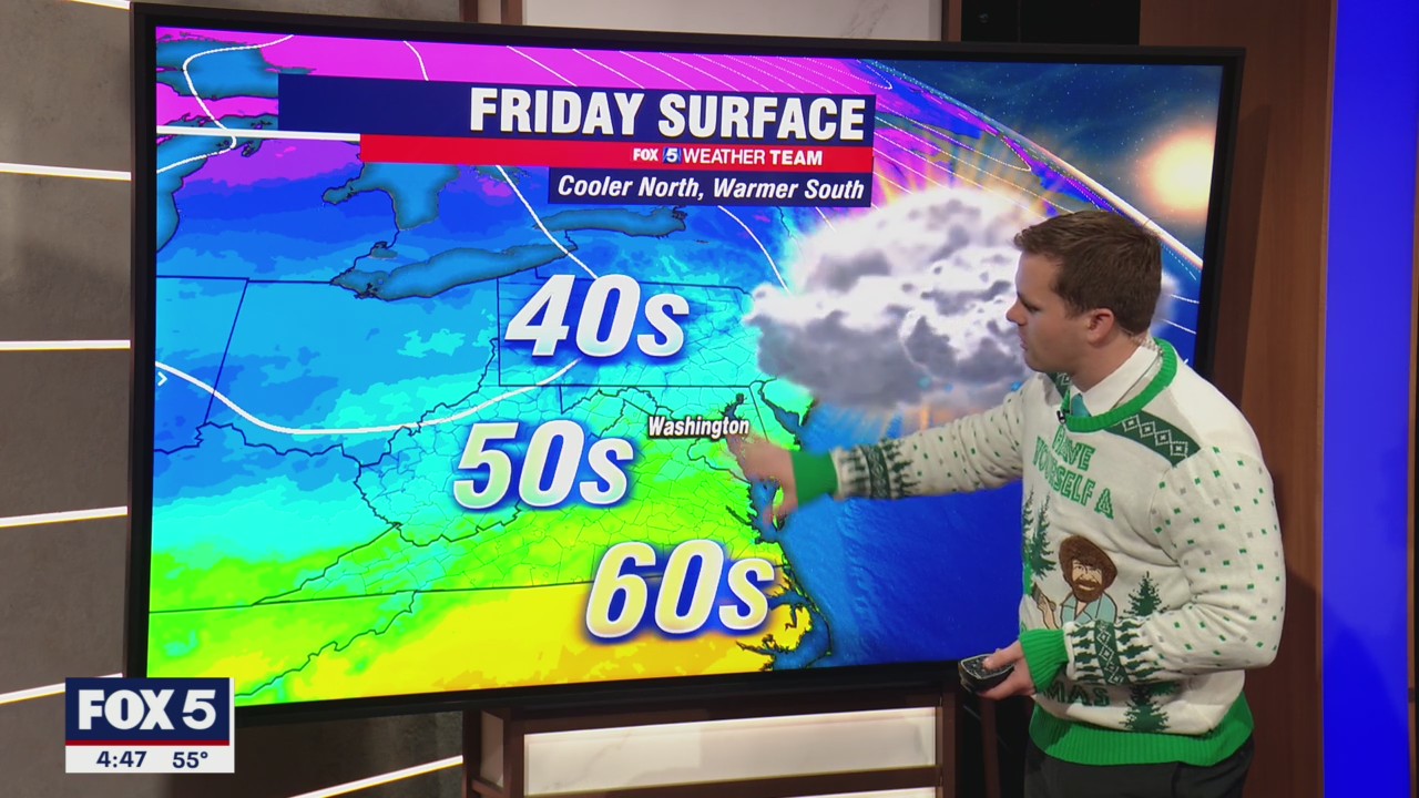 FOX 5 Weather forecast for Friday, December 17