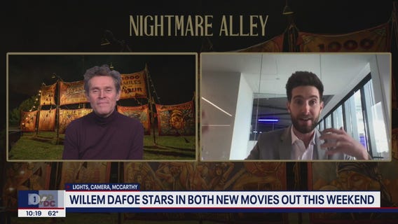 Willem Dafoe, Guillermo Del Toro in 'Nightmare Alley'