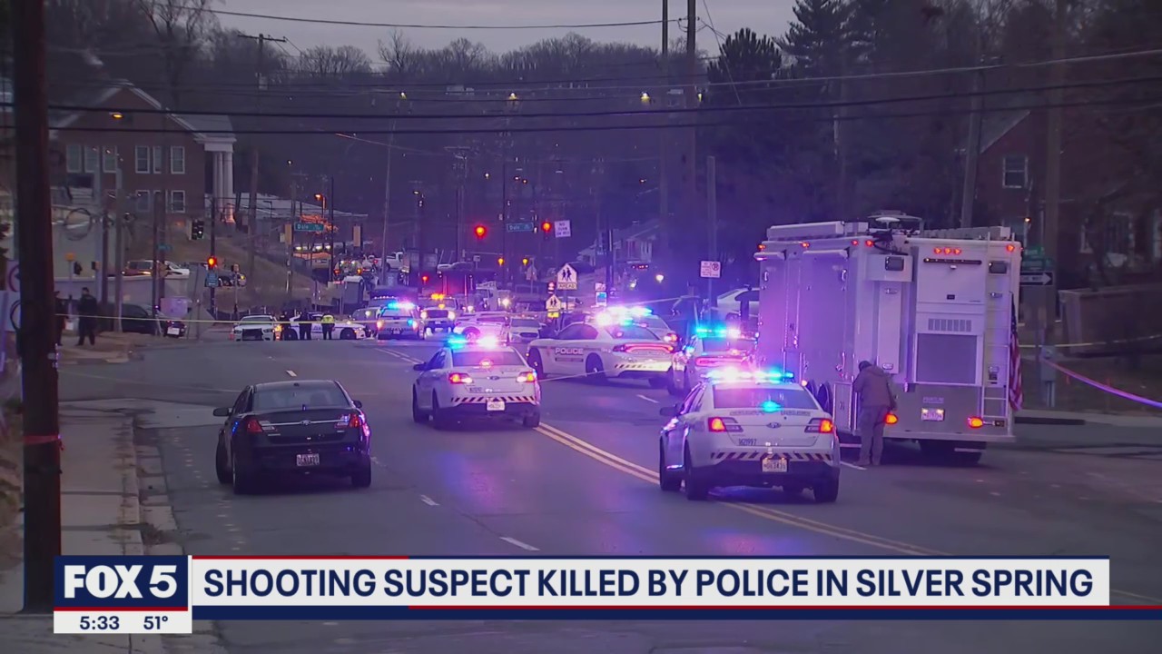Shooting suspect killed by police in Silver Spring | FOX 5 DC