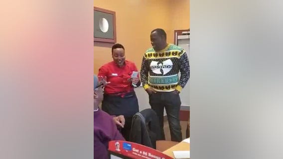 Diners surprise waitress with $1,200 tip