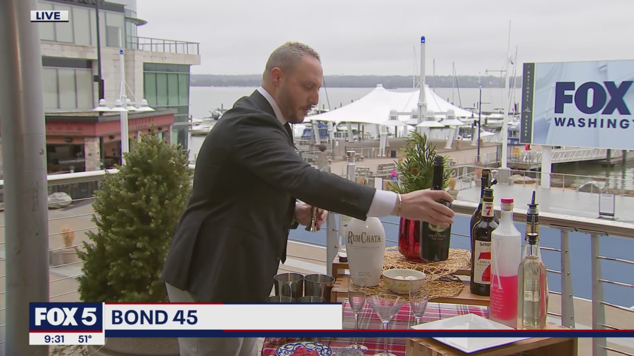 FOX 5 FIELD TRIP: Holiday drinks at National Harbor?s Bond 45