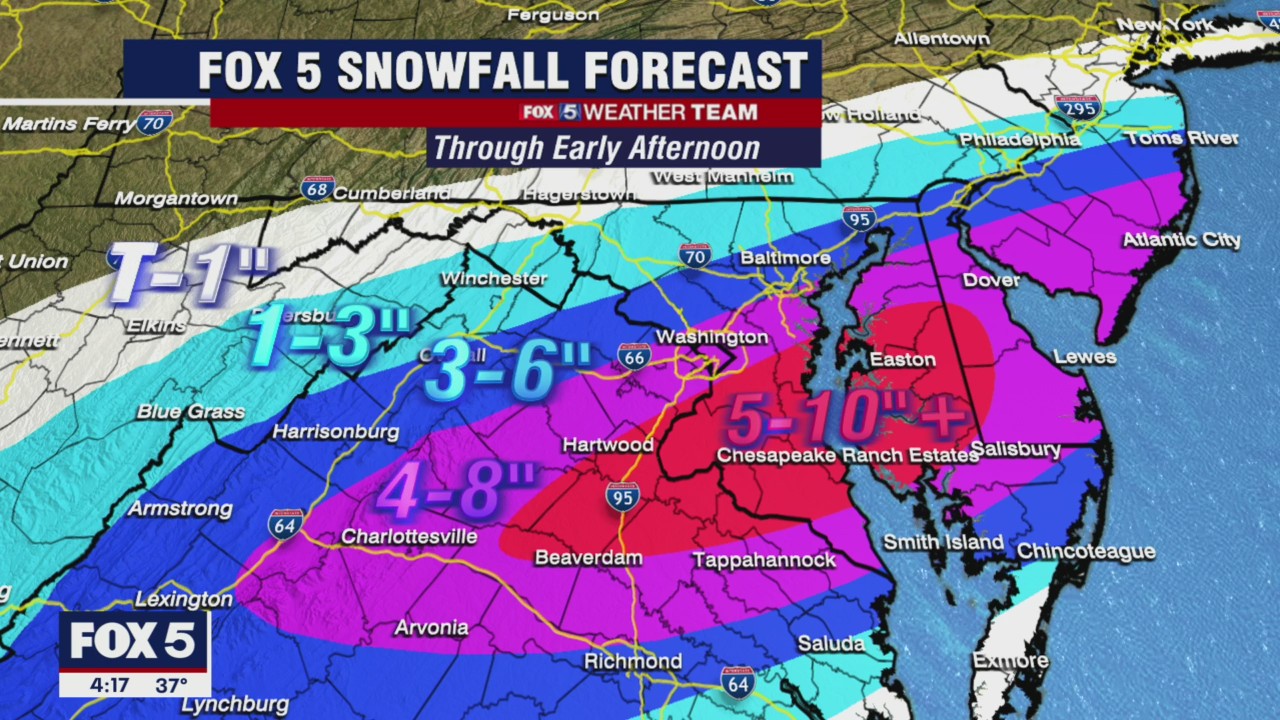 FOX 5 Weather forecast for Monday, January 3
