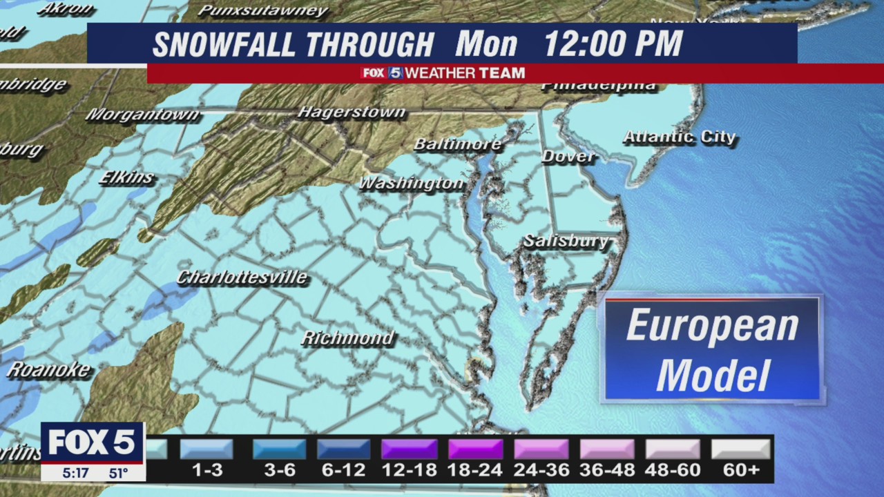 FOX 5 Weather forecast for Friday, December 31