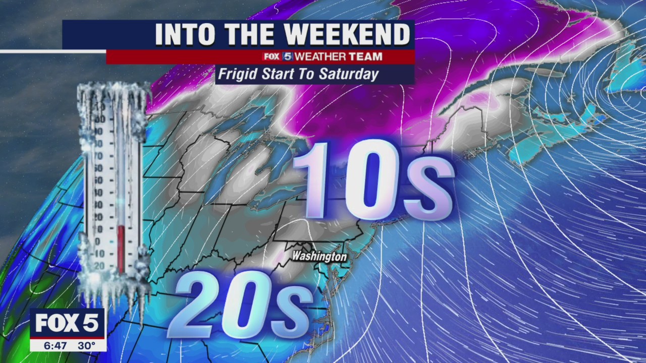 FOX 5 Weather forecast for Friday, January 7