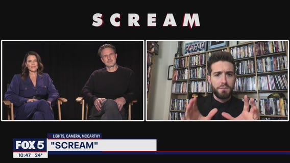 Neve Campbell, David Arquette talk 'Scream'