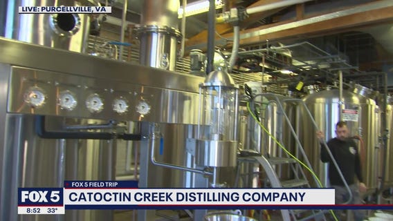 FOX 5 FIELD TRIP: Making whiskey at Catoctin Creek Distilling Company
