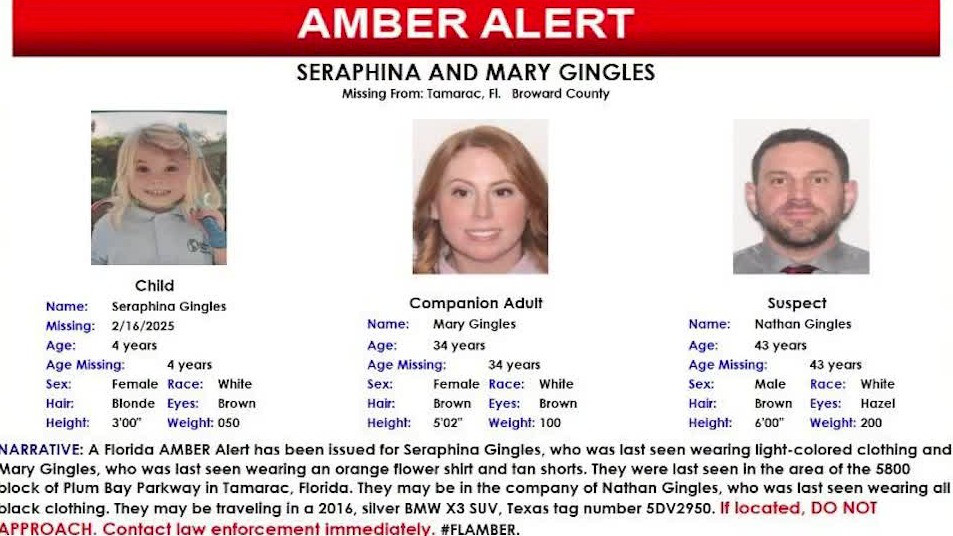 Mother and 2 others dead, father arrested in Amber Alert case | FOX 35 ...