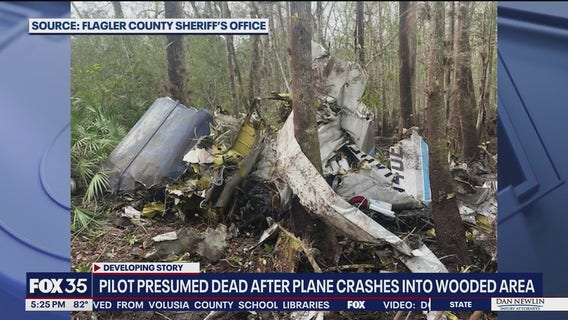 Pilot presumed dead in Florida plane crash: Officials