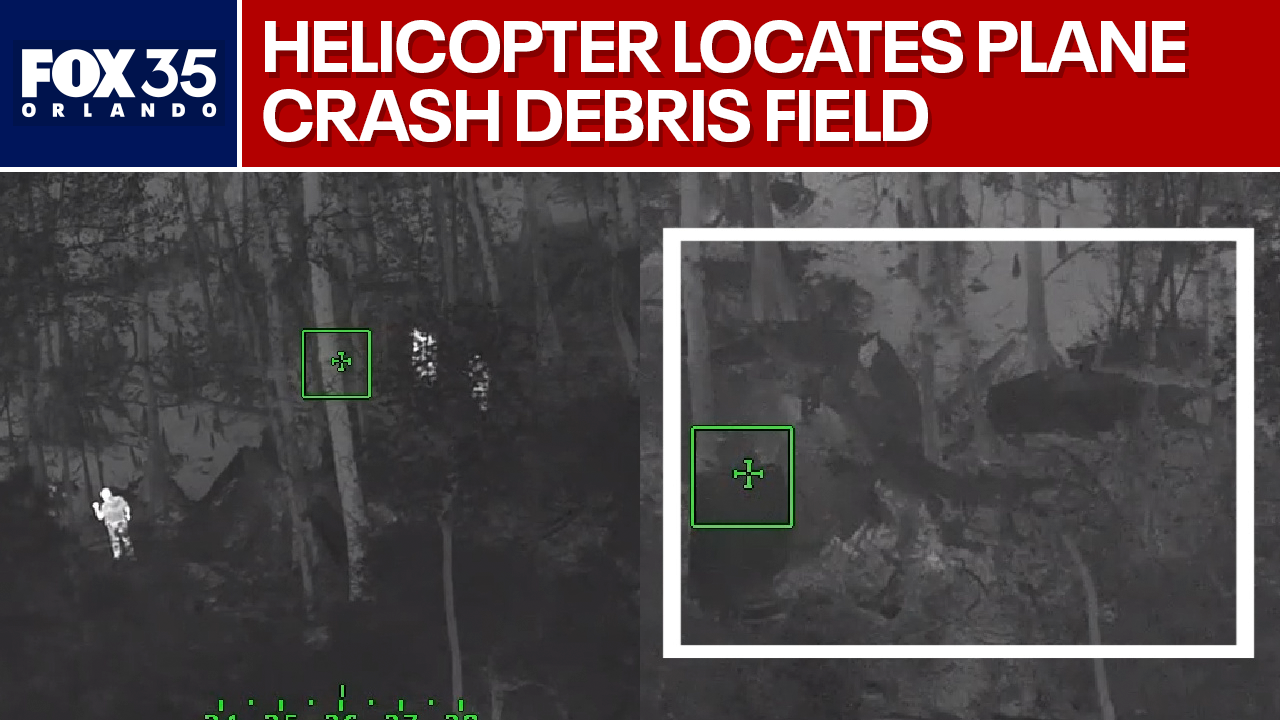 VSO helicopter find plane crash wreckage | FOX 35 Orlando