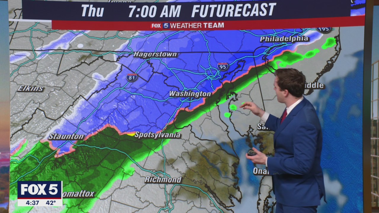FOX 5 Weather forecast for Thursday, January 20