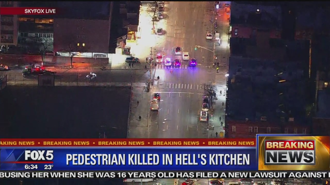 Pedestrian struck, killed in Hell's Kitchen