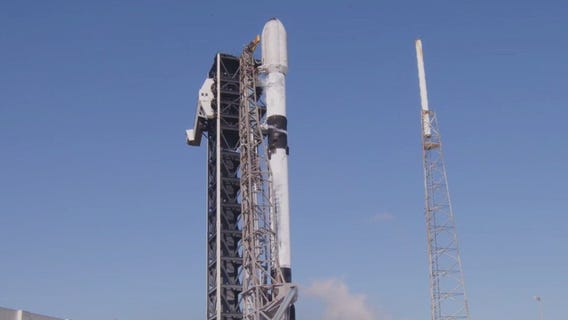 SpaceX launches Falcon 9 rocket with new batch of Starlink satellites