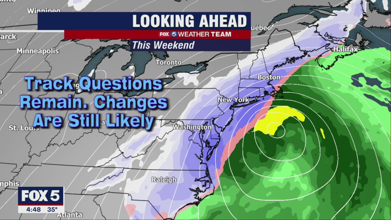 FOX 5 Weather forecast for Tuesday, January 25