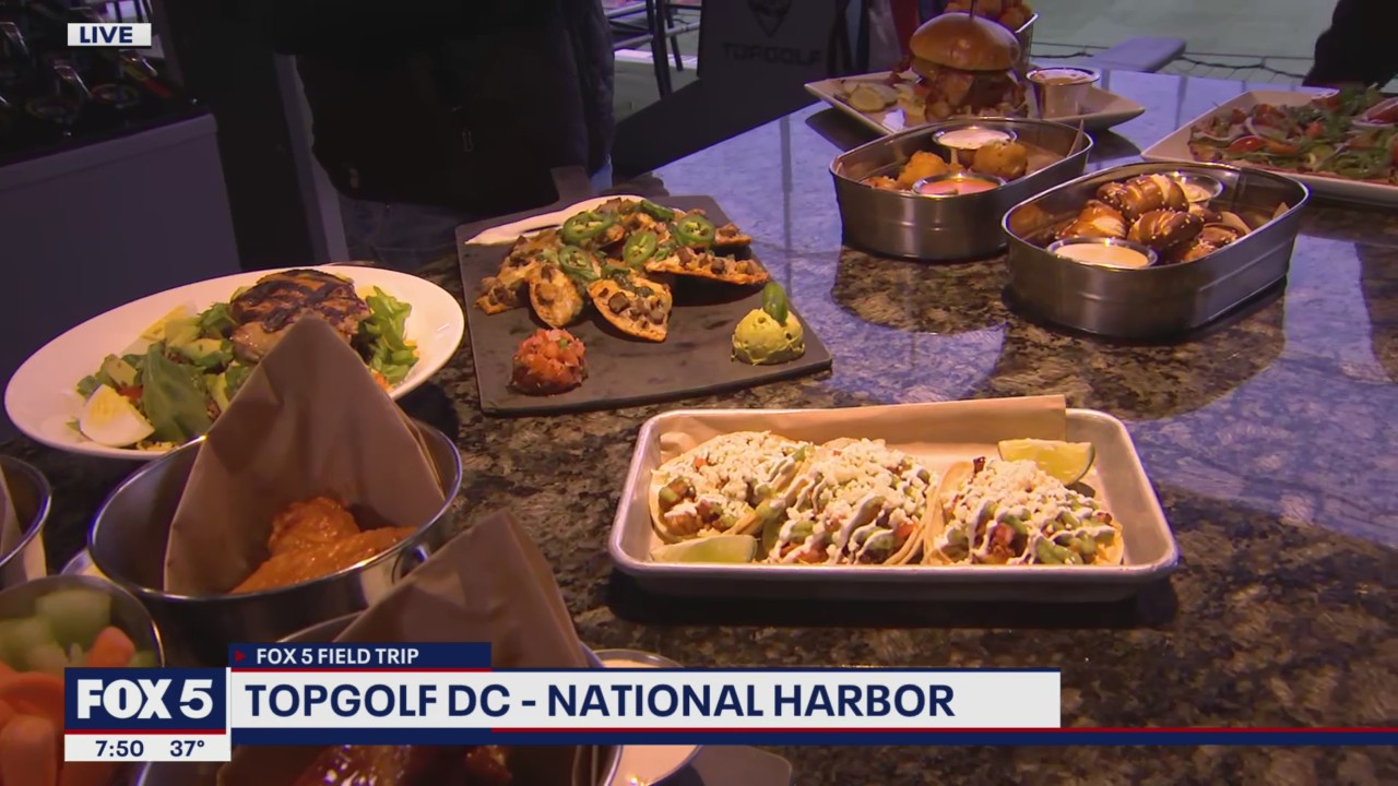 FOX 5 Field Trip: Amazing eats at Topgolf DC at National Harbor