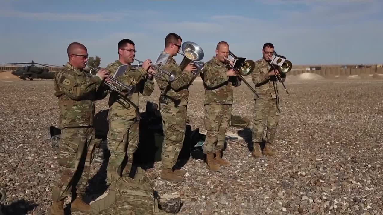 Christmas comes early for U.S. troops in Syria.