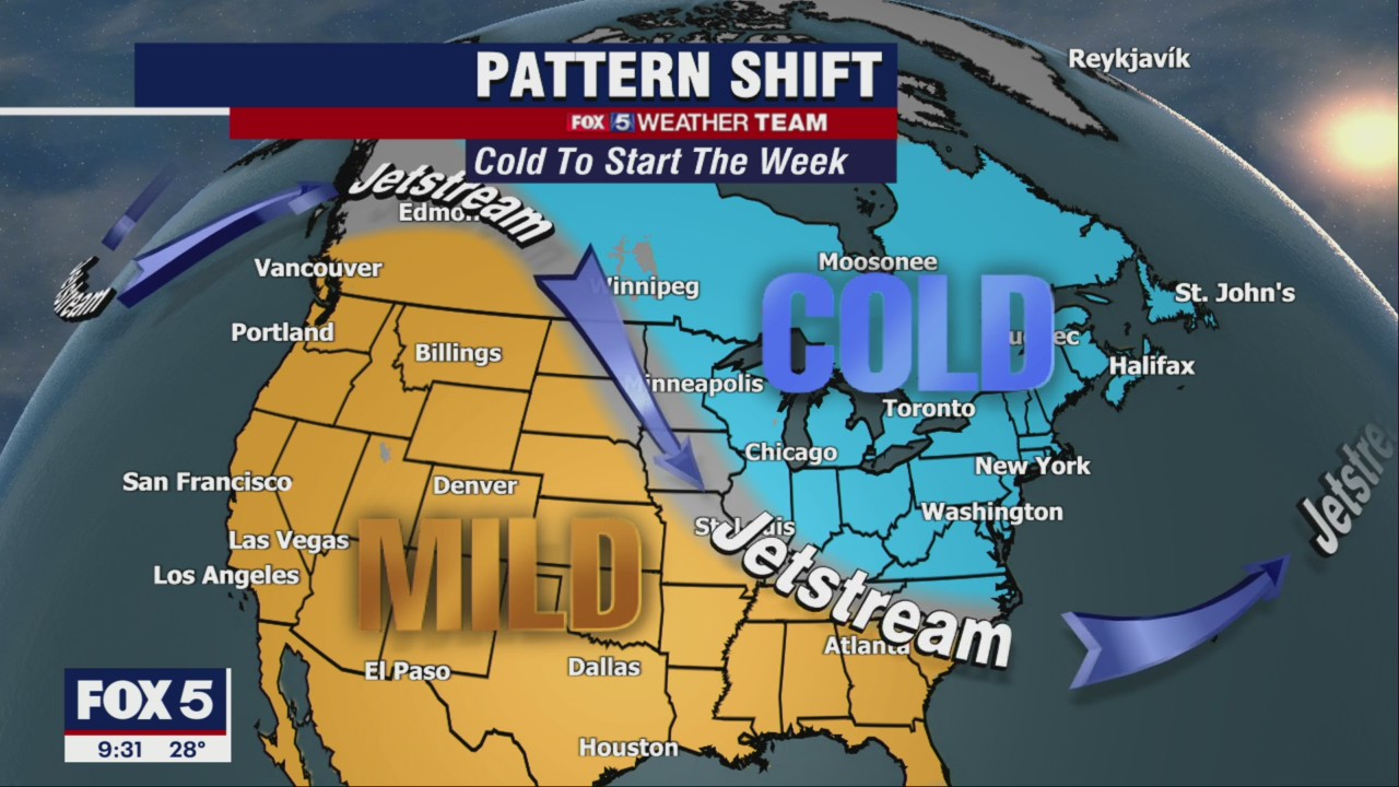 FOX 5 Weather forecast for Tuesday, February 1