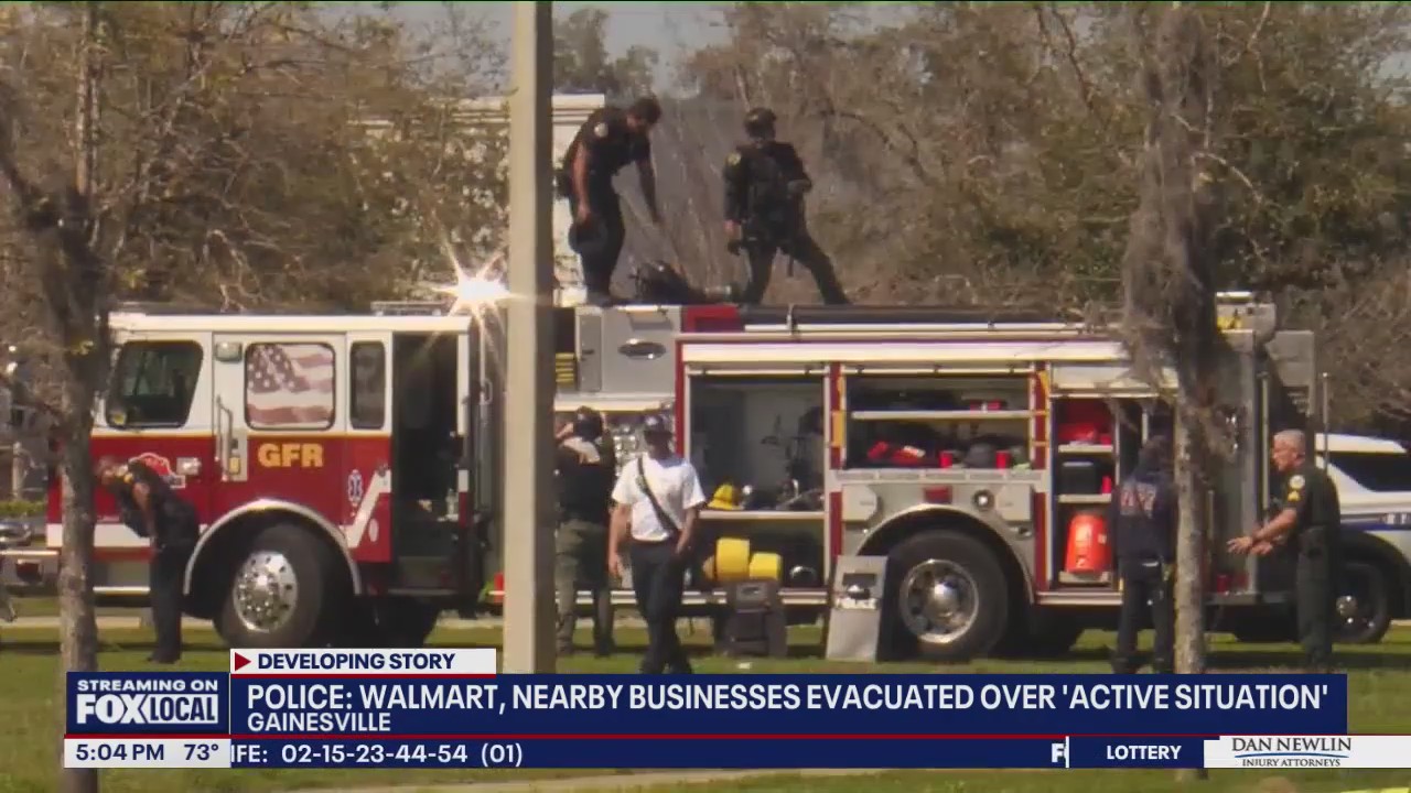 6-hour standoff at Gainesville Walmart ends peacefully | FOX 35 Orlando