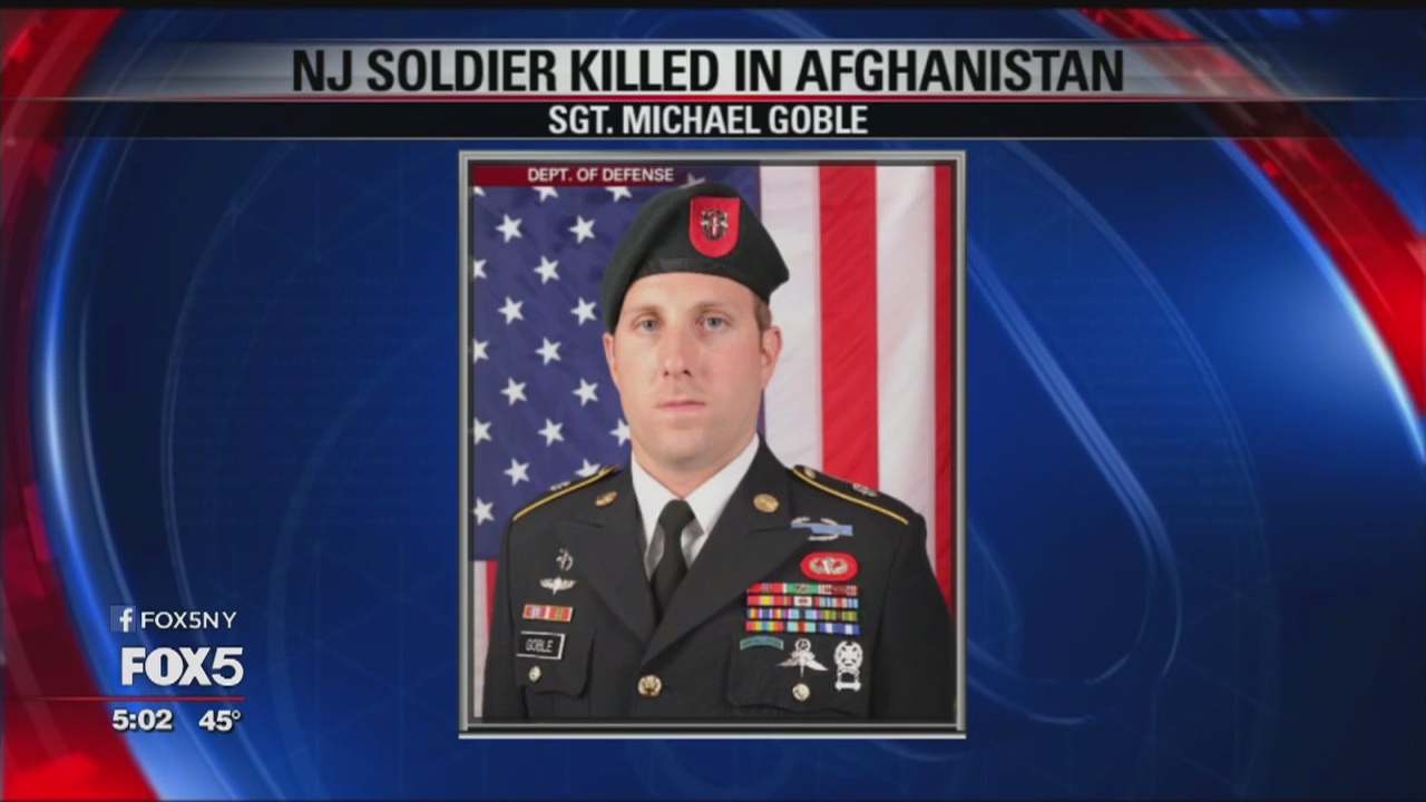 U.S. Army soldier from New Jersey killed in Afghanistan