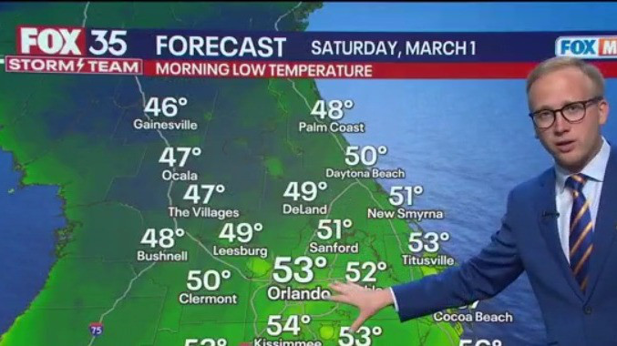 Orlando PM Weather Forecast: Feb. 28, 2025