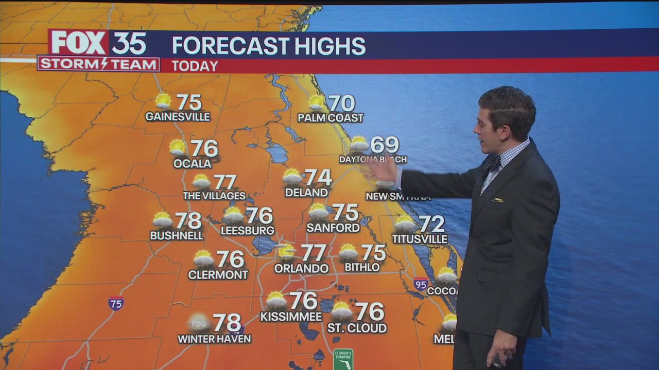 Orlando AM Weather Forecast: February 28, 2025