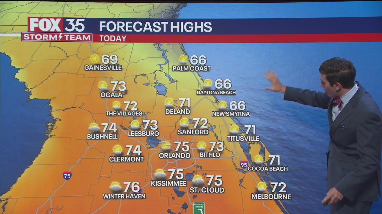 Orlando AM Weather Forecast: March 2, 2025