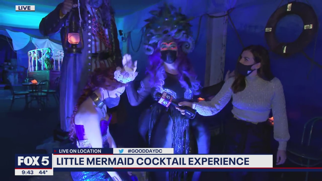 Little Mermaid cocktail experience in DC