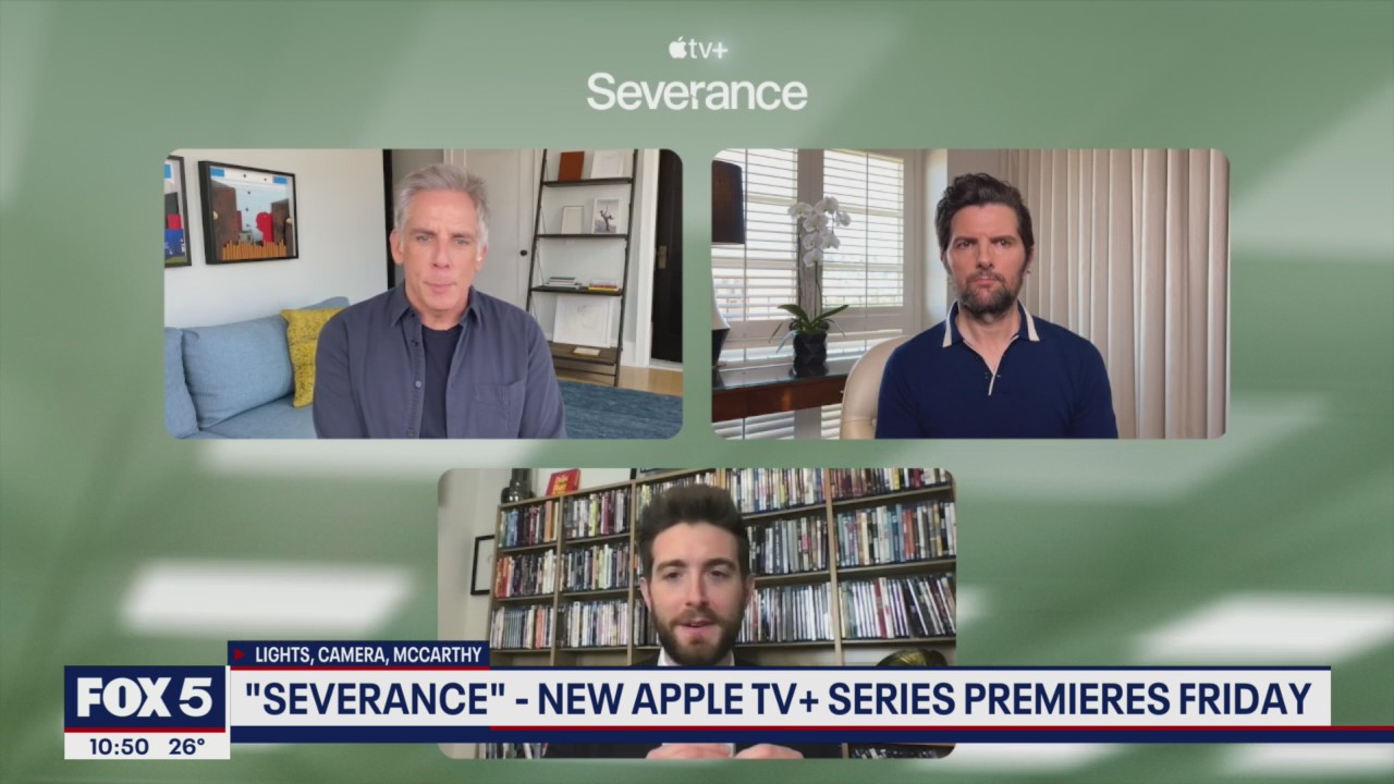Ben Stiller, Adam Scott talk new Apple TV+ series Severance