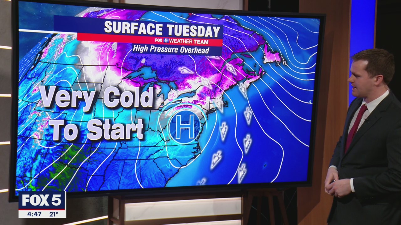 FOX 5 Weather forecast for Tuesday, February 15