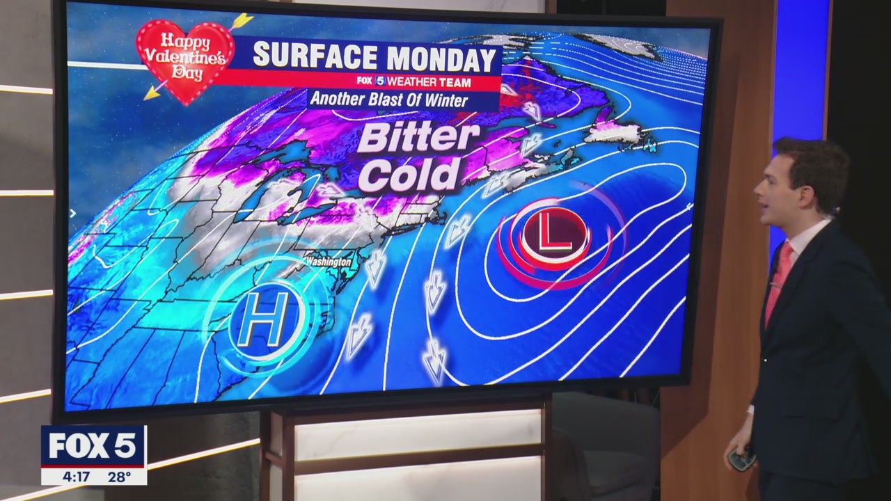FOX 5 Weather forecast for Monday, February 14
