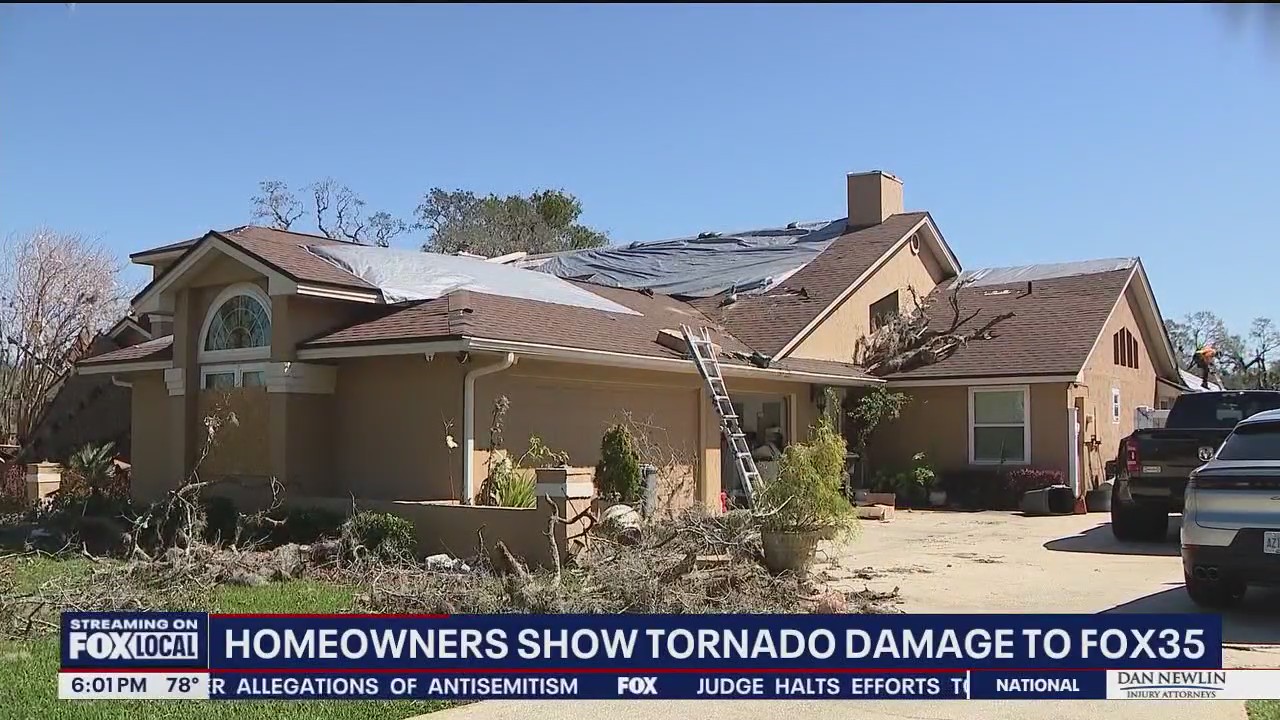 First look inside Florida home damaged by tornado