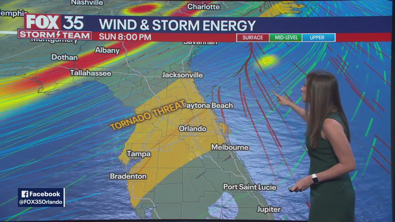 Timeline: Weekend severe weather threat in Florida