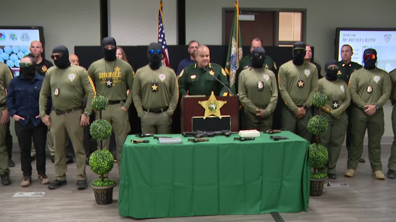 Osceola County Sheriff speaks after large fentanyl bust
