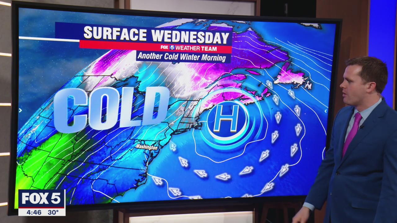 FOX 5 Weather forecast for Wednesday, February 16