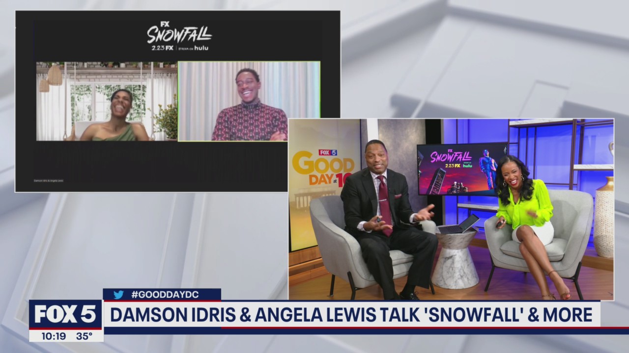 Damson Idris, Angela Lewis talk Snowfall