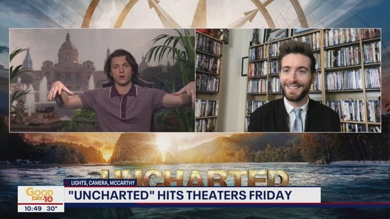 Tom Holland, Mark Wahlberg talk Uncharted in theaters Friday