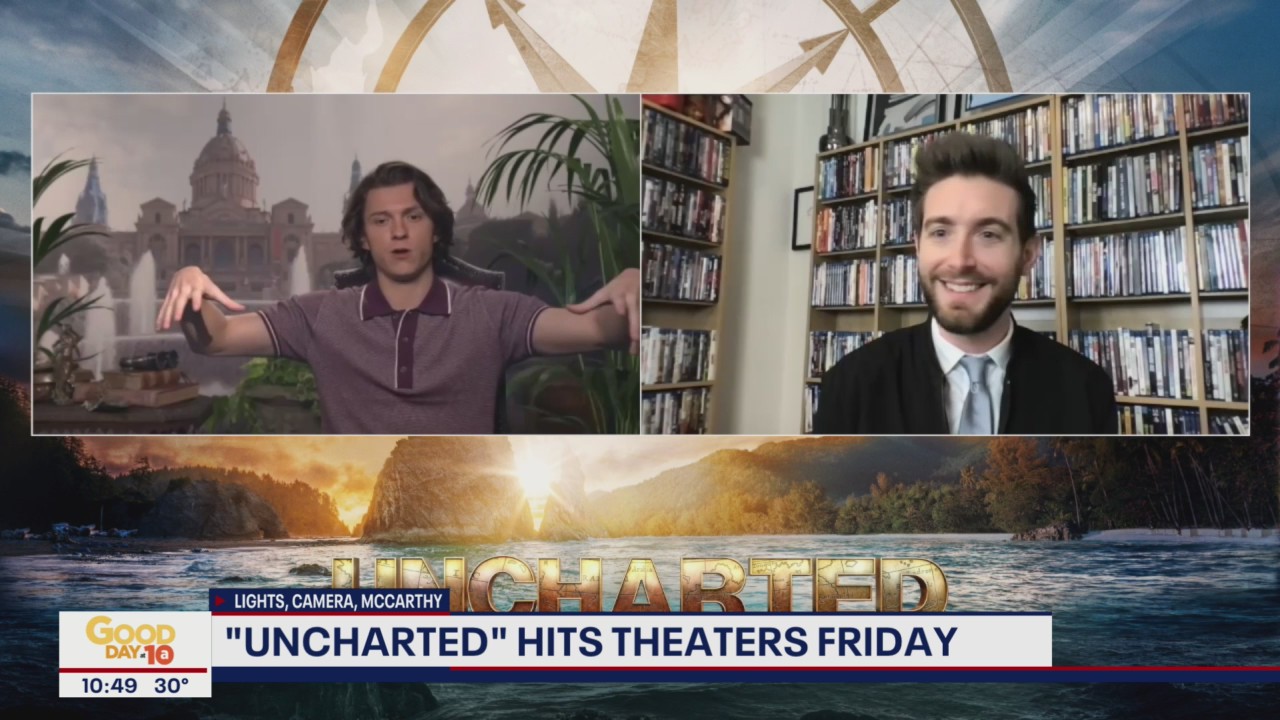 Tom Holland, Mark Wahlberg talk Uncharted in theaters Friday