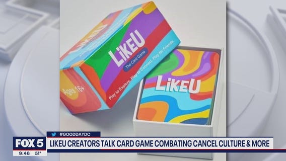 LikeU creators talk card game and Good Day anchors play a round