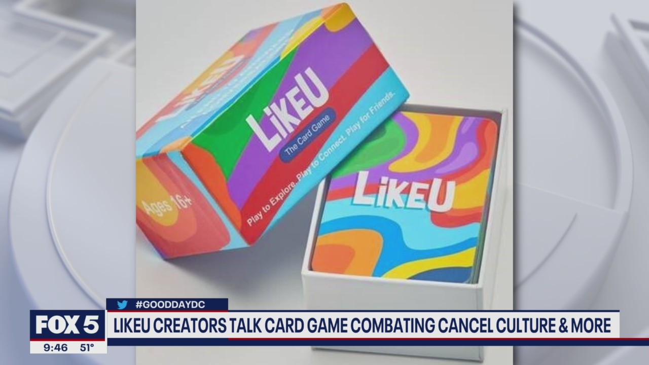 LikeU creators talk card game and Good Day anchors play a round