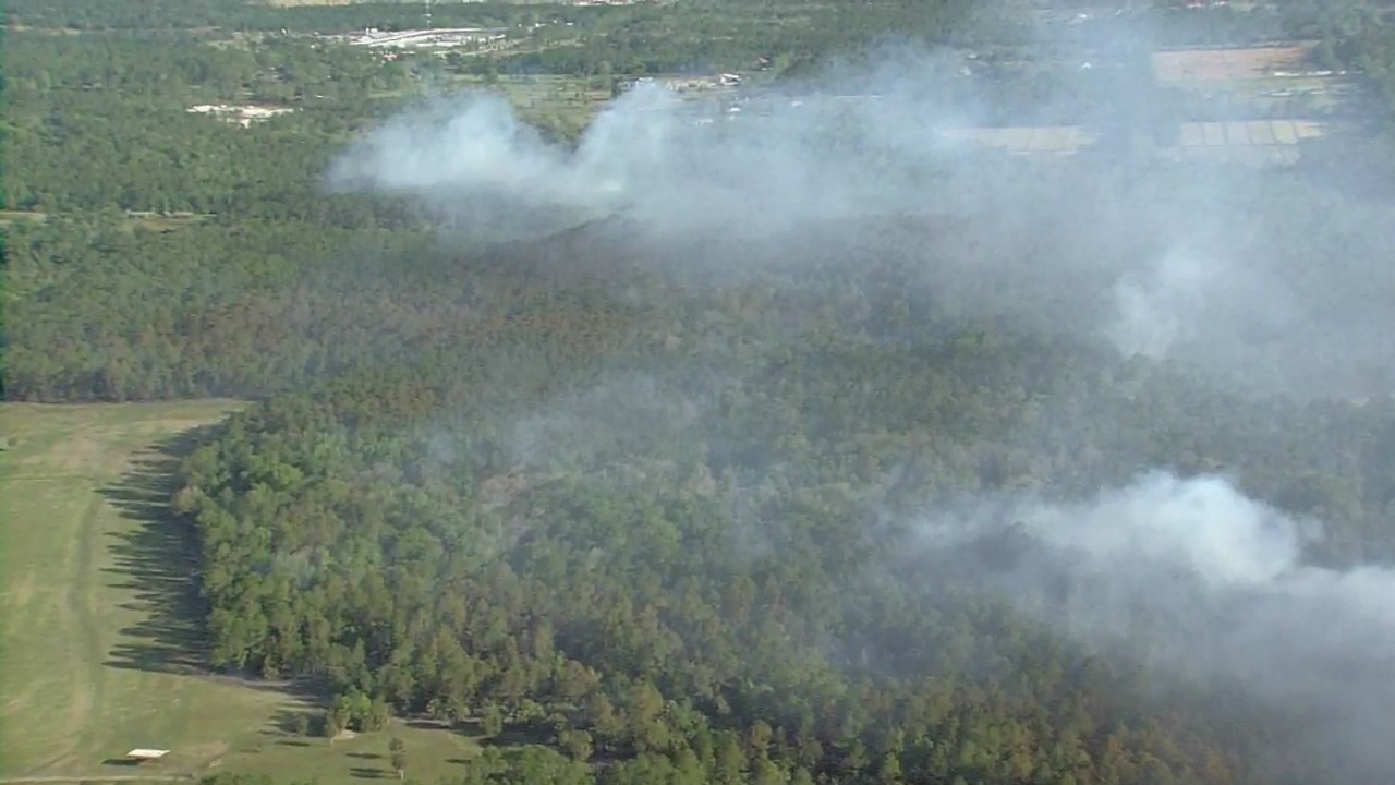 Honeydew brush fire burns more than 300 acres in Volusia County