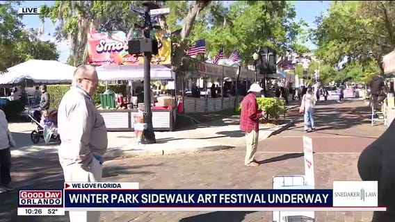 Winter Park Sidewalk Arts Festival underway