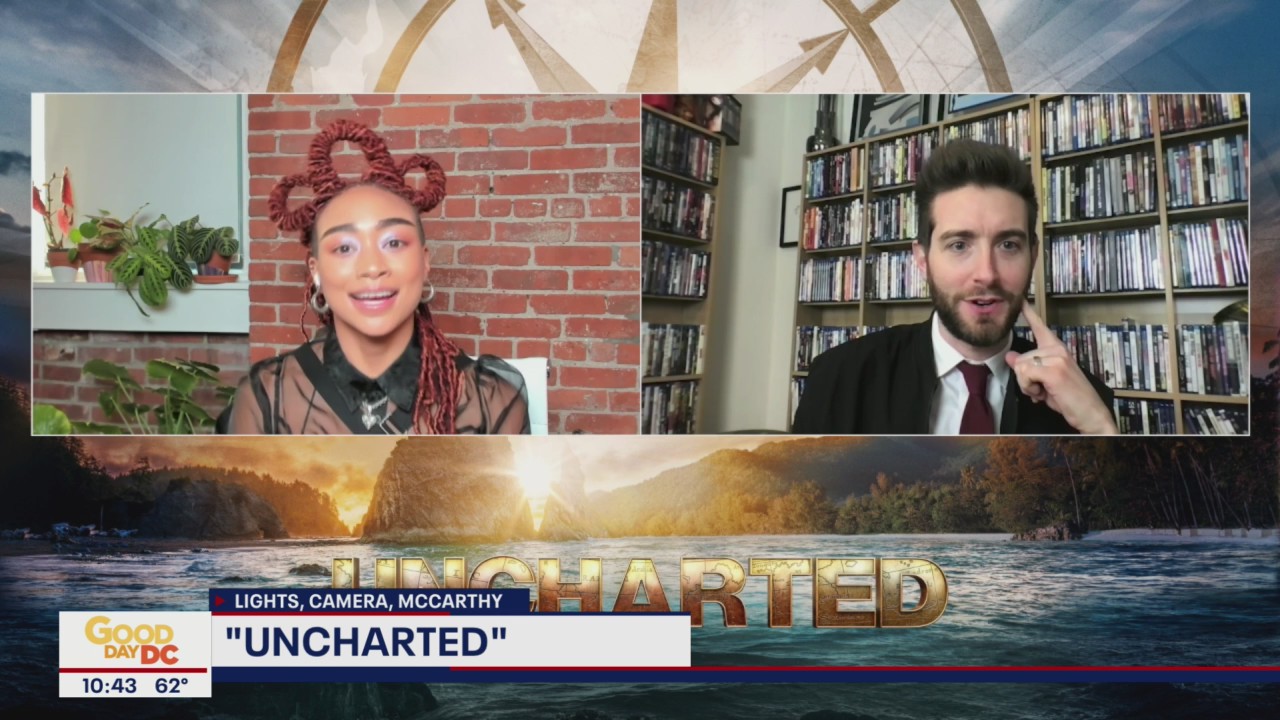 Tati Gabrielle talks filming "Uncharted"