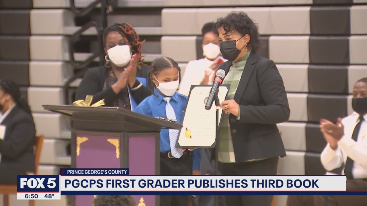 PGCPS first grader publishes third book | FOX 5 DC