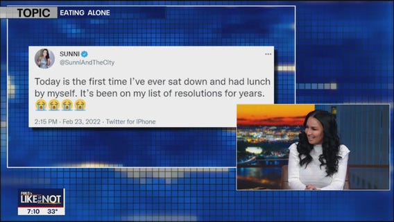 LIKE IT OR NOT: Eating alone