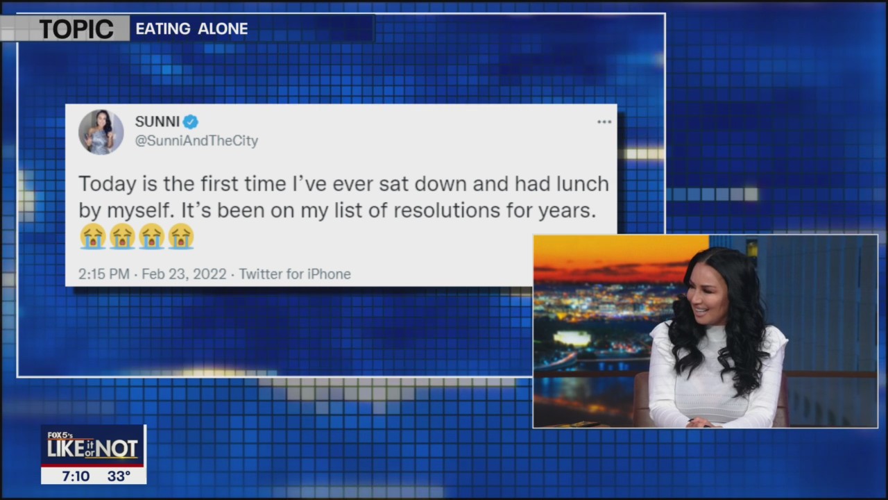 LIKE IT OR NOT: Eating alone