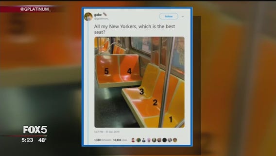 New Yorkers debate which subway seat is the best
