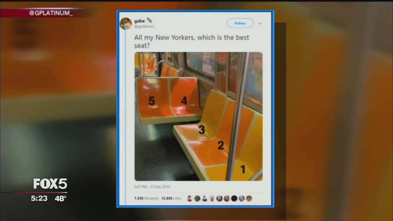 New Yorkers debate which subway seat is the best