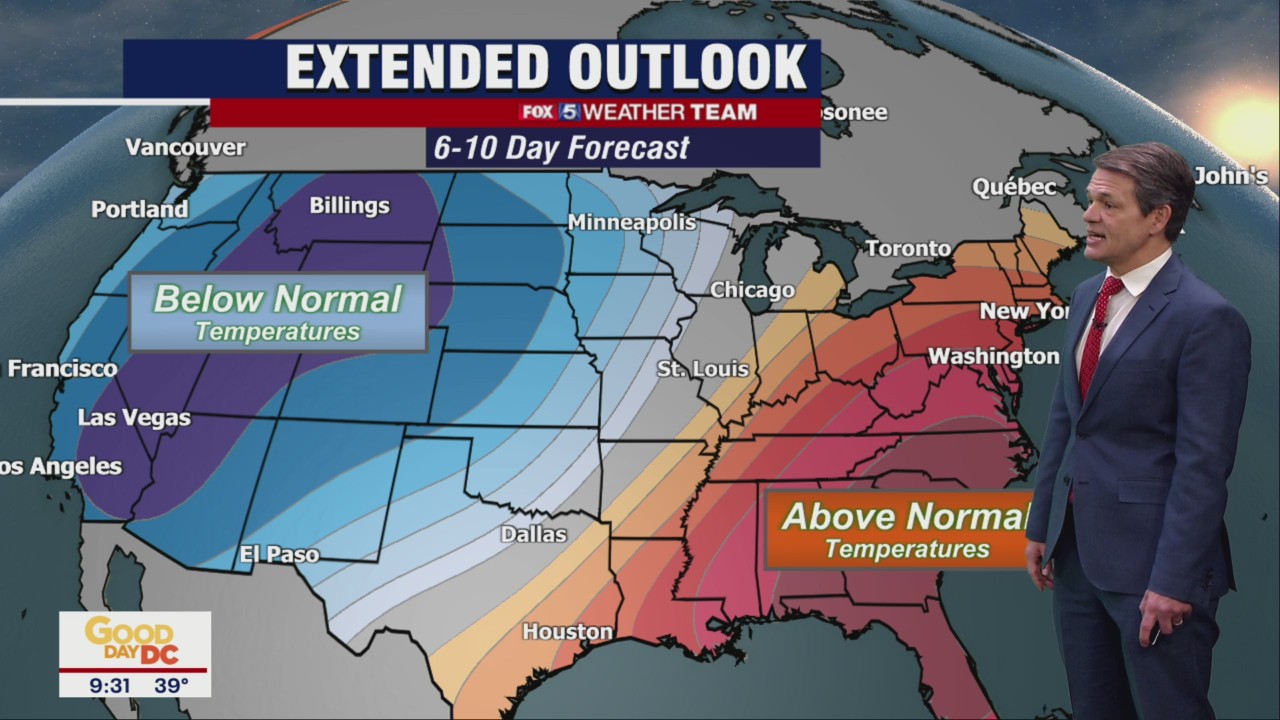 FOX 5 Weather forecast for Tuesday, March 1