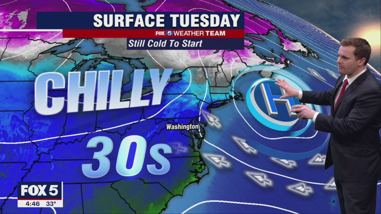 FOX 5 Weather forecast for Tuesday, March 1