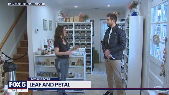 FOX 5 Field Trip: Leaf and Petal in historic Occoquan